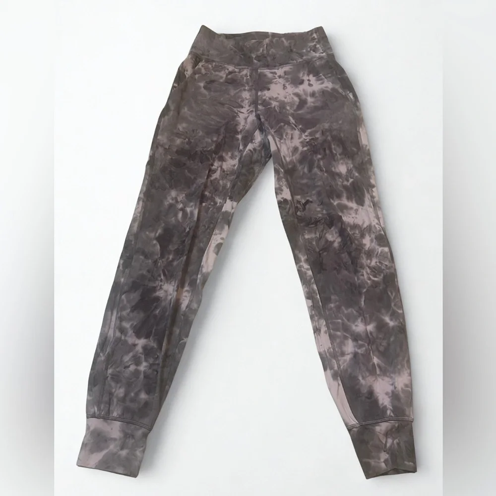 lululemon athletica Gray Tie-Dye Marble Joggers Size 4 MSRP $118